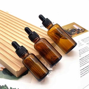 ขวดแก้วสีชาขนาด 10 มล. 20 มล. 30 มล. พร้อมฝาหยดสีดำสำหรับบรรจุเครื่องสำอาง น้ำมันหอมระเหย และเซรั่ม ขายส่ง - Product Image 5