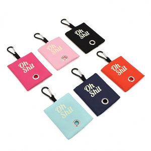 Dispensador de Bolsas para Excrementos de Perro de Lona, Contenedor Portátil para Bolsas de Recogida de Excrementos de Perro, Soporte para Bolsas de Basura para Mascotas al Aire Libre - Product Image 3