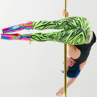 Pantalons de pole dance personnalisés pour femmes, antidérapants, leggings collants, haute élasticité, vêtements de danse de scène pour soirée