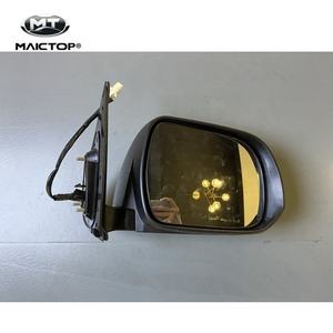Precio de fábrica de piezas automotrices, espejo lateral Hilux Vigo, modelo 2012, espejo lateral cromado negro. - Product Image 3
