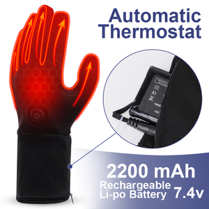 Guantes Calefactables Eléctricos de Alta Calidad con Batería para Escalada, Deportes, Esquí, Ciclismo y Pesca - Product Image 4