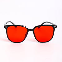 LBAshades TR7165 Logo personnalisé Nouveau design Unisexe Monture TR de haute qualité Monture carrée optique Verres orange Bloqueur de lumière bleue