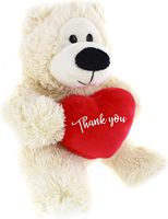 Ours en peluche personnalisé avec message en forme de cœur, 100% polyester, ours Sophie unisexe, 14 ans, vente en gros, Noël