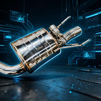 Mercedes-Benz W223 S63 4.0T V8 Finition Polie Échappement Universel à Clapets