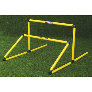 Barre de saut pliable à charnières en PVC, hauteur réglable 10-60 cm, équipement d'entraînement d'agilité - Product Image 1