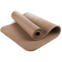 Esterilla de Yoga NBR de alta densidad de 8 ~ 15mm, extra gruesa, antidesgarro para equilibrio de ejercicio, respetuosa con el medio ambiente con correa de transporte, logotipo personalizado, Pilates
