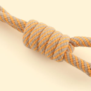 Nuovo Design aggressivo Chewers <span class=keywords><strong>Dog</strong></span> corda giocattolo Set cane palla giocattolo tessitura duro cane giocattoli - Product Image 2