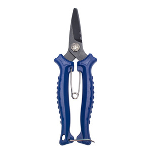 Lu Ban's Work Electrician Shears Stainless Steel Blue Multi Purpose Wire Cutters Industrial Grade - Product Image 4