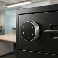 Serrure de sécurité numérique intelligente YH2192 pour armoire en bois, tiroir, bureau, déverrouillage par mot de passe