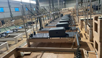 Lit d'entraînement de base de réformateur de Pilates en bois d'érable blanc direct par les fabricants OEM Offre Spéciale ensemble de réformateur de Pilates