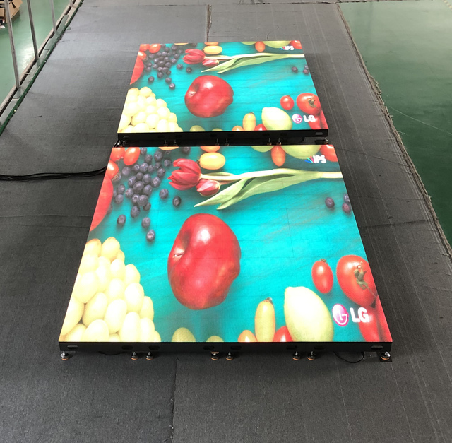 P3.91 Stage Interactive Games Induction Video Display Super Thin LED Dance Floor Led Stage Screen