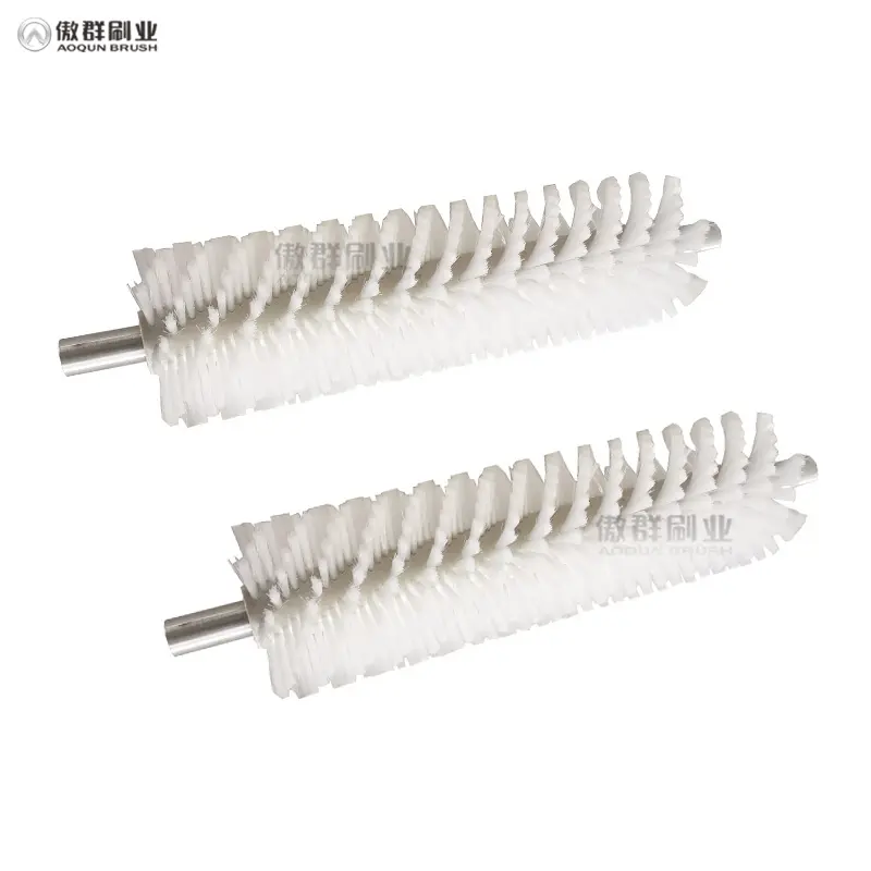 OEM ODM Wholesale Nylon/PE/PBT Spring Brush Roller Brush Solar Photovoltaic Panel Cleaner Brush