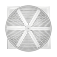 Ventilateur d'extraction axial industriel pour toiture 5000 CFM 110V-415V, électrique, mural/à fenêtre, avec roulement à billes, pales en acier FRP en fibre de verre SMC