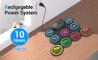 Batterie électronique portable pliable G7 à un seul niveau avec alimentation USB, batterie de jeu Jazz pour débutants, design coloré en silicone et plastique