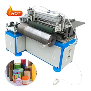 Máquina automática de etiquetas de tubos de papel de alta calidad, máquina de etiquetado de núcleo de papel, máquina de etiquetado de tubos de papel redondos