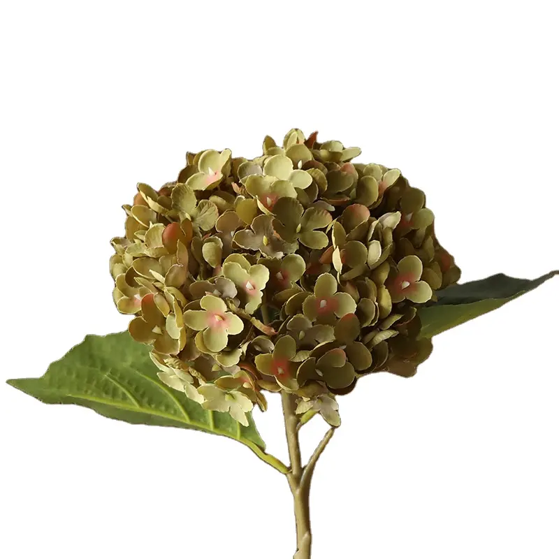 Groothandel Leveranciers Zijden Doek Hortensia Zet Een Bos Van Gesimuleerde Bloemen Bruiloft Bruid Hand Boeket Bruiloft Decoratie Bloemen