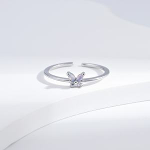 Anillo de plata de ley 925 de alta calidad con ópalo natural, joyería fina, ajustable, minimalista, chapado en oro, para chicas. - Product Image 5