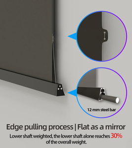 חדש יורד חשמלי מסך הקרנה לחץ מסך לחץ-מתח ממונע קיר לבן הר 150 מסך 16:<span class=keywords><strong>9</strong></span> אינץ 'תמיכה oem/odm - Product Image 2