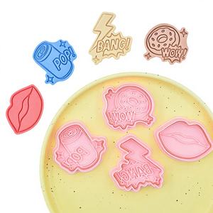 <span class=keywords><strong>Emporte</strong></span>-pièce Série Artistique Éclair 3D, Moule à Embossage en Argile DIY pour Donuts - Product Image 1