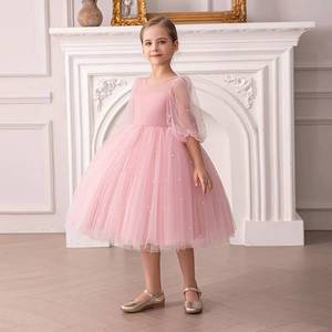 Robe Courte de Princesse pour Filles, Robe de Demoiselle d'Honneur, Robe de Fête d'Anniversaire, Robe de Recital de Piano, Robe de Scène, Tenue de Spectacle, Costume de Concours - Product Image 5