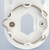 Support central pour accessoires de tubes métalliques de stores à enroulement motorisés de luxe en forme de fleur de prunier, fonctionnement silencieux pour usage professionnel