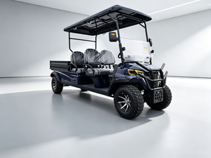 Carrito de Golf Eléctrico Todoterreno 4x4 con Plataforma de Carga para Trabajo en Granjas de Montaña y Caminos No Públicos - Product Image 3