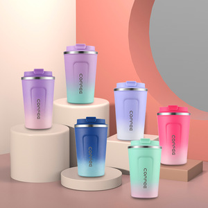 Qianchuan Coffee Tumbler 304 Stainless Steel Portable Mug Custom Color Gift Cup - Product Image 3