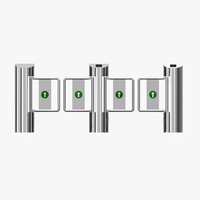 Système de contrôle d'accès automatique pour portail coulissant, barrière de sécurité, tourniquet à bascule pour piétons, moteur sans balais en acier inoxydable