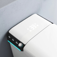 Toilette moderne de luxe de style canadien à bidet intelligent en céramique d'une seule pièce Toilette intelligente haut de gamme de bonne qualité
