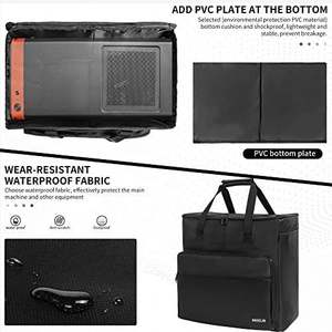 Étui de transport pour ordinateur portable, double couche, léger, durable, en polyester, pour jeux de bureau, échantillon gratuit - Product Image 3