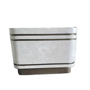 Modern Design <strong>Large</strong> Steel Golden Edge <strong>Marble</strong> Sheet Flower <strong>Planter</strong> Box Outdoor Metal Flower Pots <strong>Planters</strong> for Decoration - Product Image 5