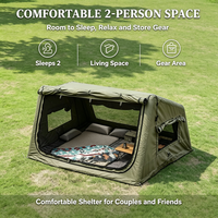 Tente de camping gonflable de 4,5 m² d'intérieur, grande, imperméable, toutes saisons, pour glamping en extérieur, avec logo personnalisé – Fournisseur direct usine