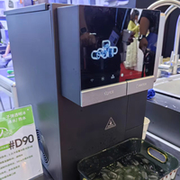Olansi W90 Distributeur instantané d'eau chaude froide purificateur machine à glaçons pour hôtel bureau maison