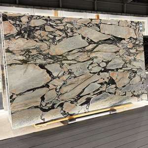 คาลาแคตตาวิโอลาขัดเงาหินอ่อนสีชมพูพื้นผิวละเอียดอ่อนดีไซน์ทันสมัยคุณสมบัติกันน้ำสำหรับวิลล่าแผ่นใหญ่ - Product Image 1