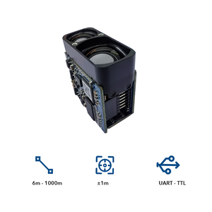 1m Độ chính xác 905nm Laser khoảng cách cảm biến Rangefinder moduleoutdoor Laser khác nhau, đơn vị cảm biến cho Rangefinder - Product Image 1