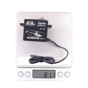 Offres Spéciales AGFRC Servo Heli cyclique vitesse rapide 0.038Sec engrenage en acier plateau oscillant 30KG sans brosse pour hélicoptère - Product Image 3