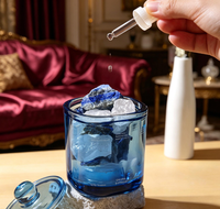 Diffuseur d'arômes en pierre de cristal naturelle écologique avec design carré pour la décoration intérieure et les cadeaux bien-être
