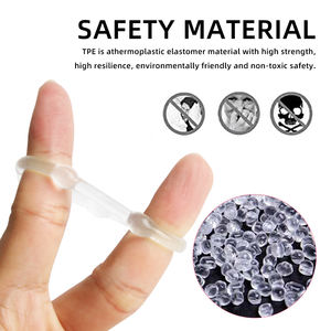 Fabrik preis 3 Stück Silikon Penis ringe Verzögerung Ejakulation Penis ringe Erwachsene Produkte <span class=keywords><strong>1</strong></span> <span class=keywords><strong>Dollar</strong></span> Sexspielzeug Ringe Für Männer Paar - Product Image 3