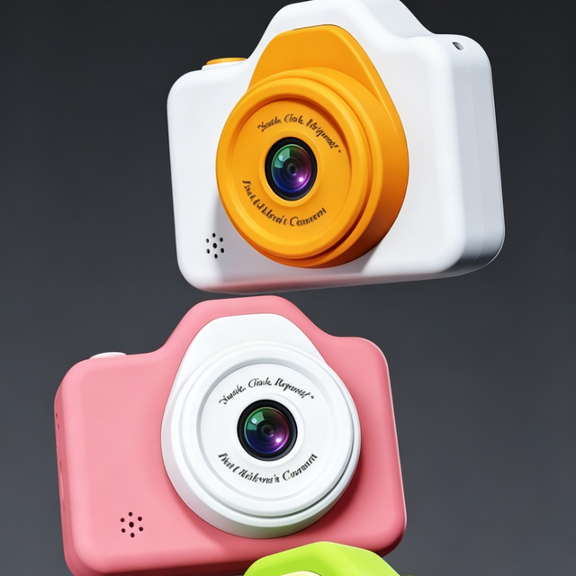 High Quality Mini Cartoon Digital Camera for Children Rechargeable Photo Video Camera Wholesale