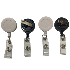 Porte-badges infirmière rétractable avec clip alligator pivotant, porte-badge rond de 32 mm, clip rotatif <span class=keywords><strong>à</strong></span> 360 degrés, porte-badge yo-yo - Product Image 2