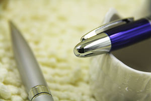 उदय काले मोटी स्टेनलेस स्टील पार्कर शैली फिर से भरना लक्जरी धातु बॉल पेन - Product Image 6