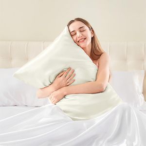 Sarung Bantal Sutra Murni Alami 100% Desain Kustom Pabrik Grosir Dengan Kotak