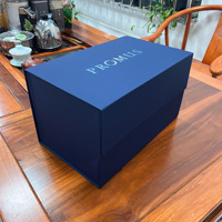 Boîte pliante magnétique, boîte pliante de luxe, nouveau design personnalisé, grand logo, emballage en papier, boîte cadeau rigide en carton pliable de luxe