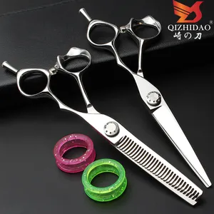 Giappone 440C 6 pollici forbici da parrucchiere capelli professionale diradamento taglio forbici da barbiere Set