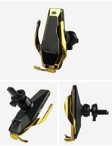 Hot Bán 2 Trong 1 Hồng Ngoại Cảm Ứng P10 Car Chủ Sạc Không Dây Thông Minh Tự Động Kẹp Điện Thoại Với Air Outlet S5 Sạc Nhanh - Product Image 3