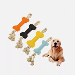 Juguete Masticable Multifuncional de Fieltro para Perros, en Forma de Hueso, Juguete de Cumpleaños para Perros, Juguete Interactivo para Cachorros - Product Image 4