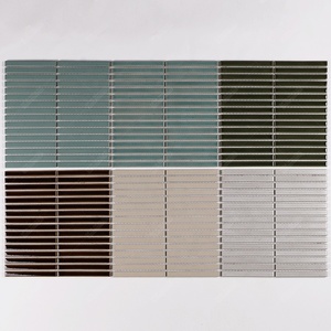 Nóng bán trang trí tắm phòng tắm tường bao gồm nhà bếp backsplash 15x145mm tráng men Kit Kat sứ Dải ngón tay gạch khảm - Product Image 2