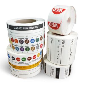 Étiquettes personnalisées pour boîtes de conserve, autocollants dissolvables, étiquettes adhésives en papier pour contenants alimentaires, impression de machines, sacs en plastique et cartons - Product Image 1