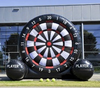 Jeu de fléchettes gonflable géant et cible de football, jeu de château interactif à vendre