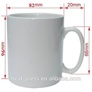 Taza de café de cerámica blanca, producto al por mayor, 11oz, sublimación, en blanco - Product Image 2